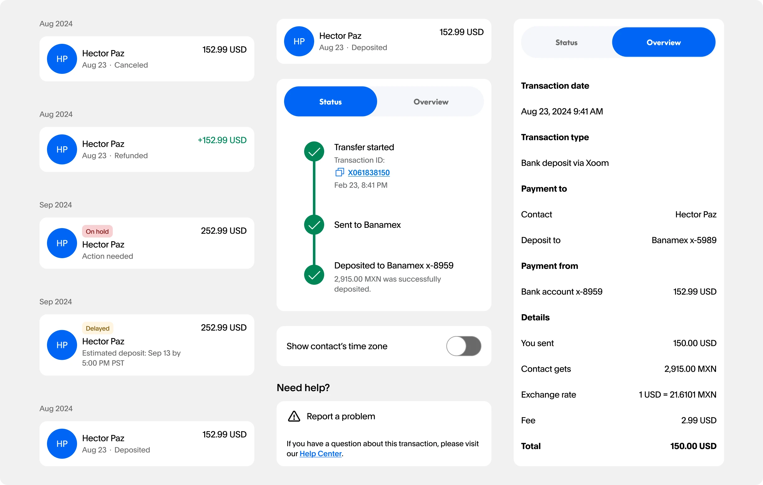 Activity & Tracking modules
